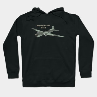 Heinkel He 177 German WW2 Bomber Airplane Hoodie